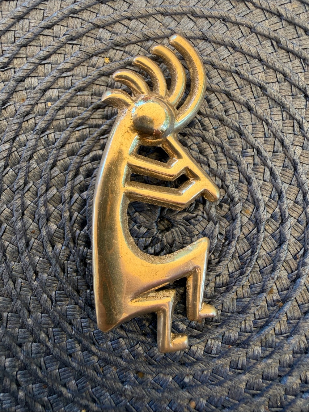 Sterling Silver Kokopelli Figure Pin/Brooch